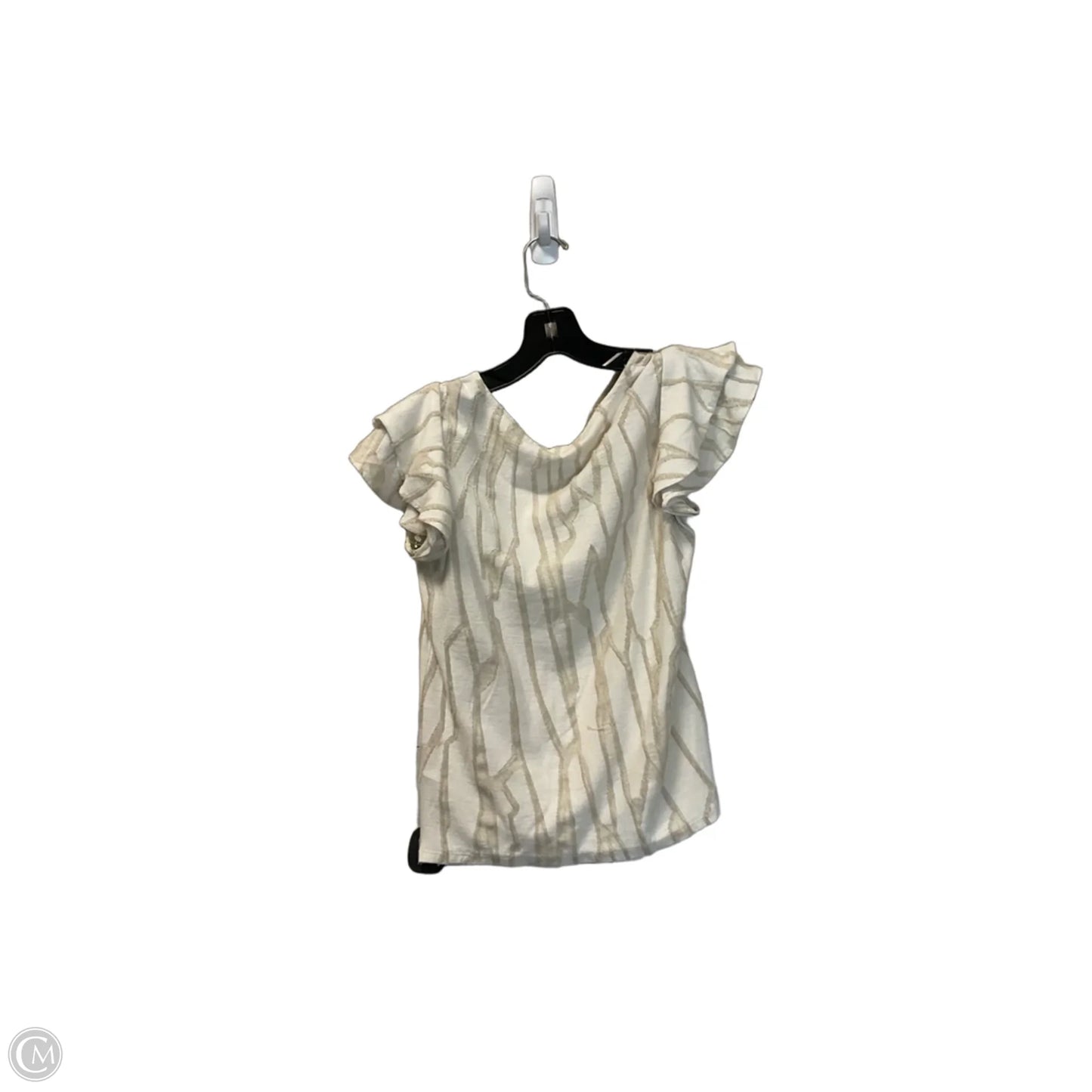 Top Short Sleeve By Dolan Left Coast In Beige, Size: Xs