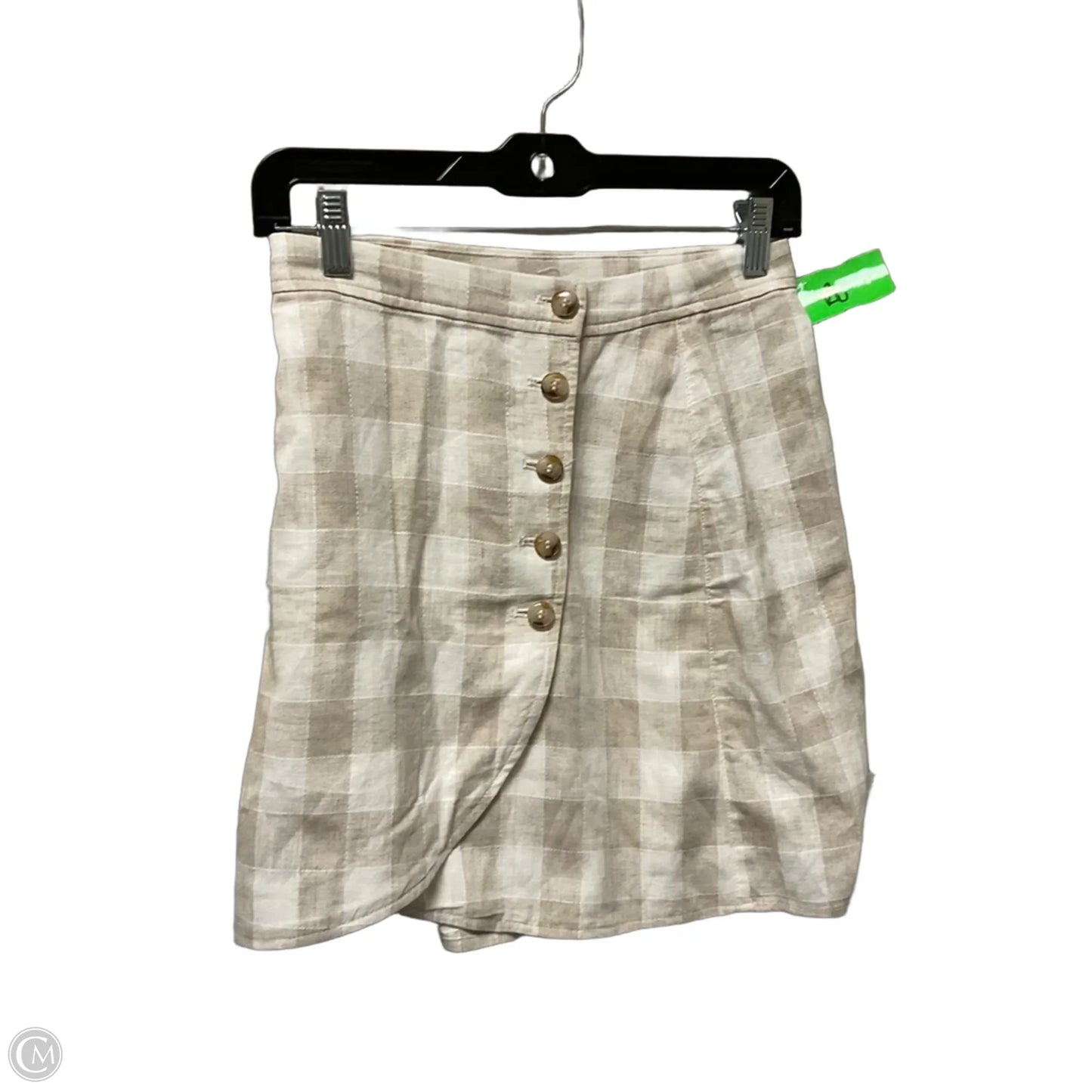 Skirt Midi By Madewell In Beige, Size: 0