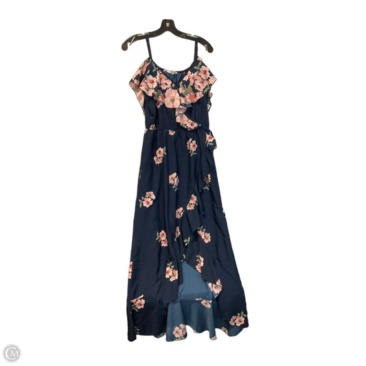 Dress Casual Maxi By Blush In Navy, Size: M