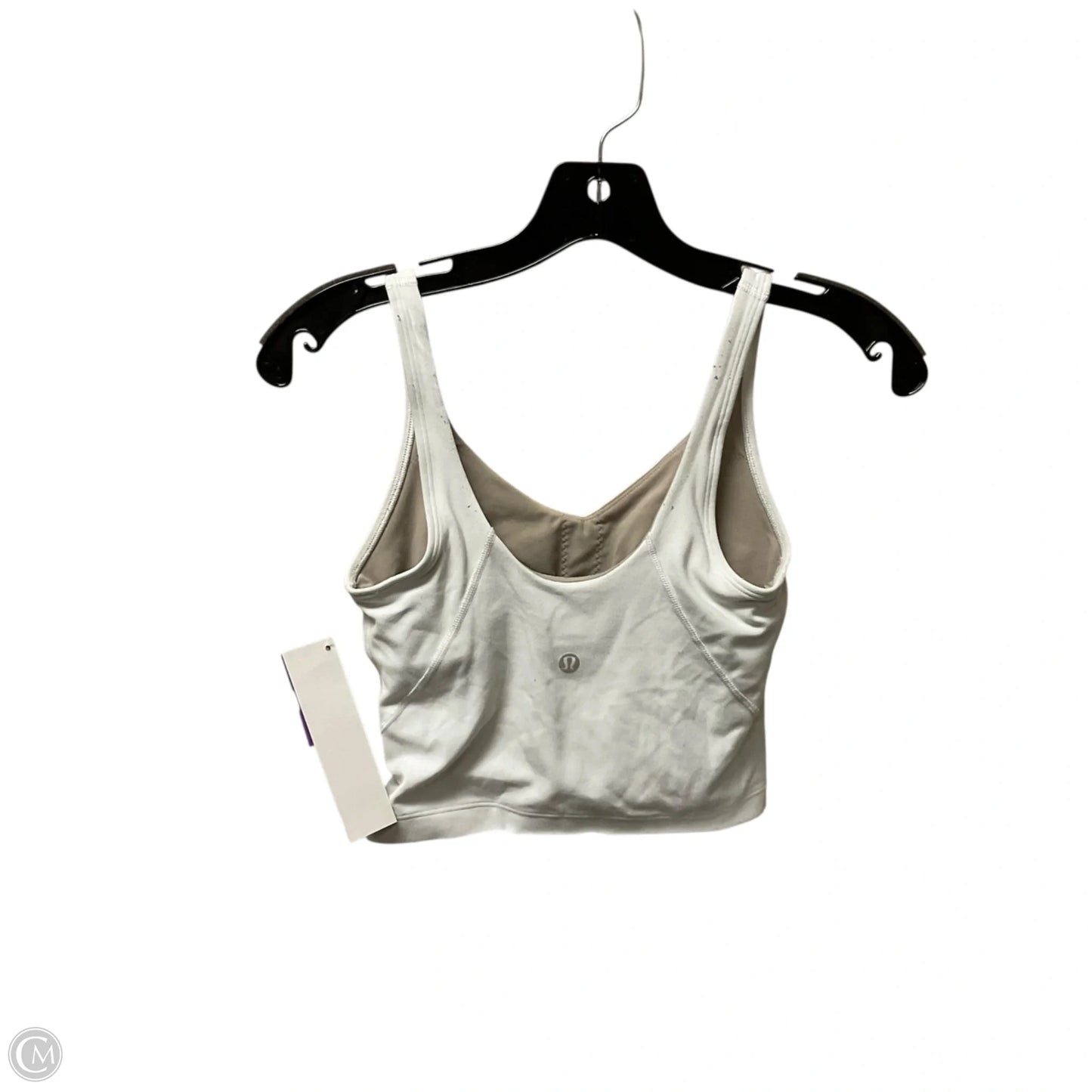 Athletic Tank Top By Lululemon In White, Size: 2