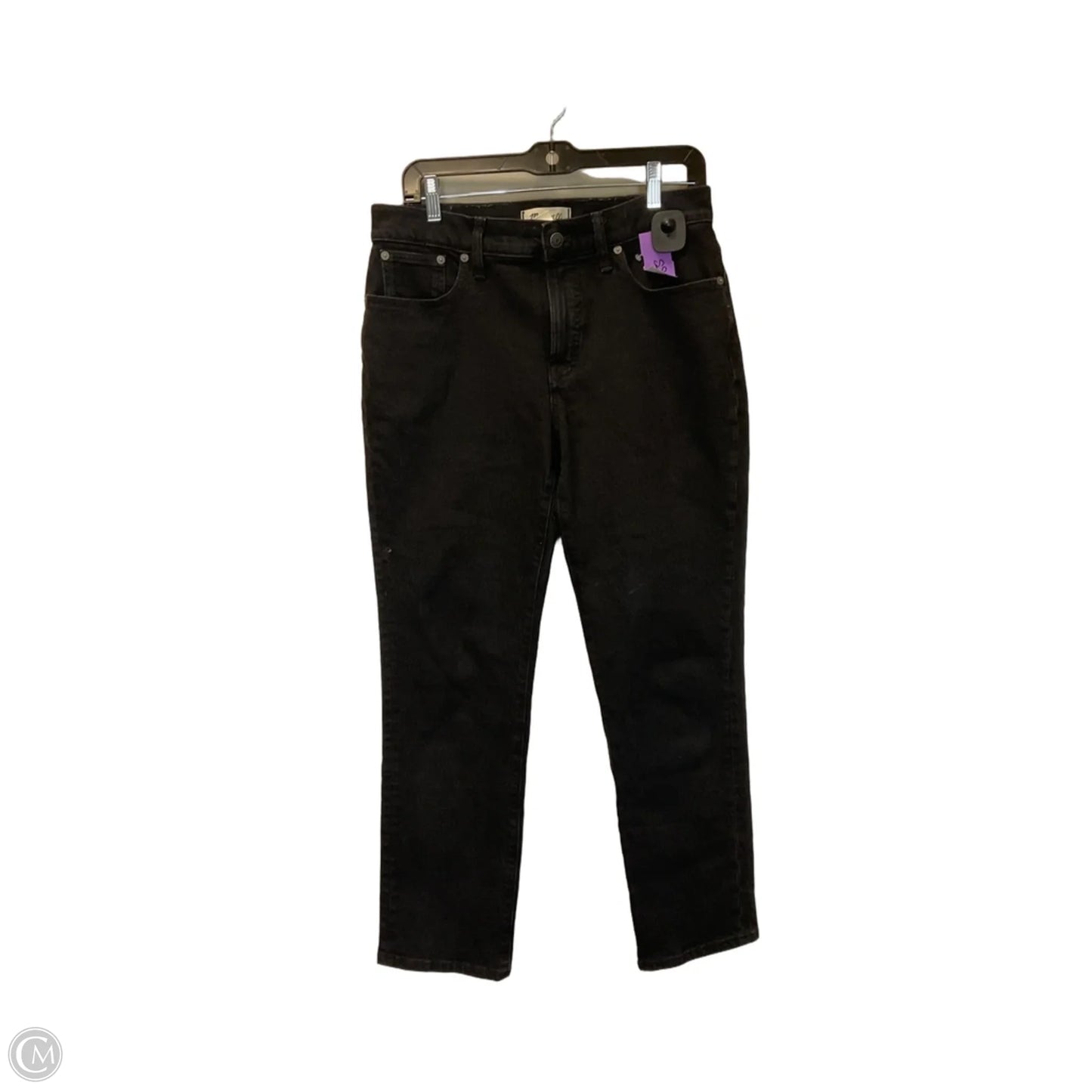 Jeans Straight By Madewell In Black, Size: 6