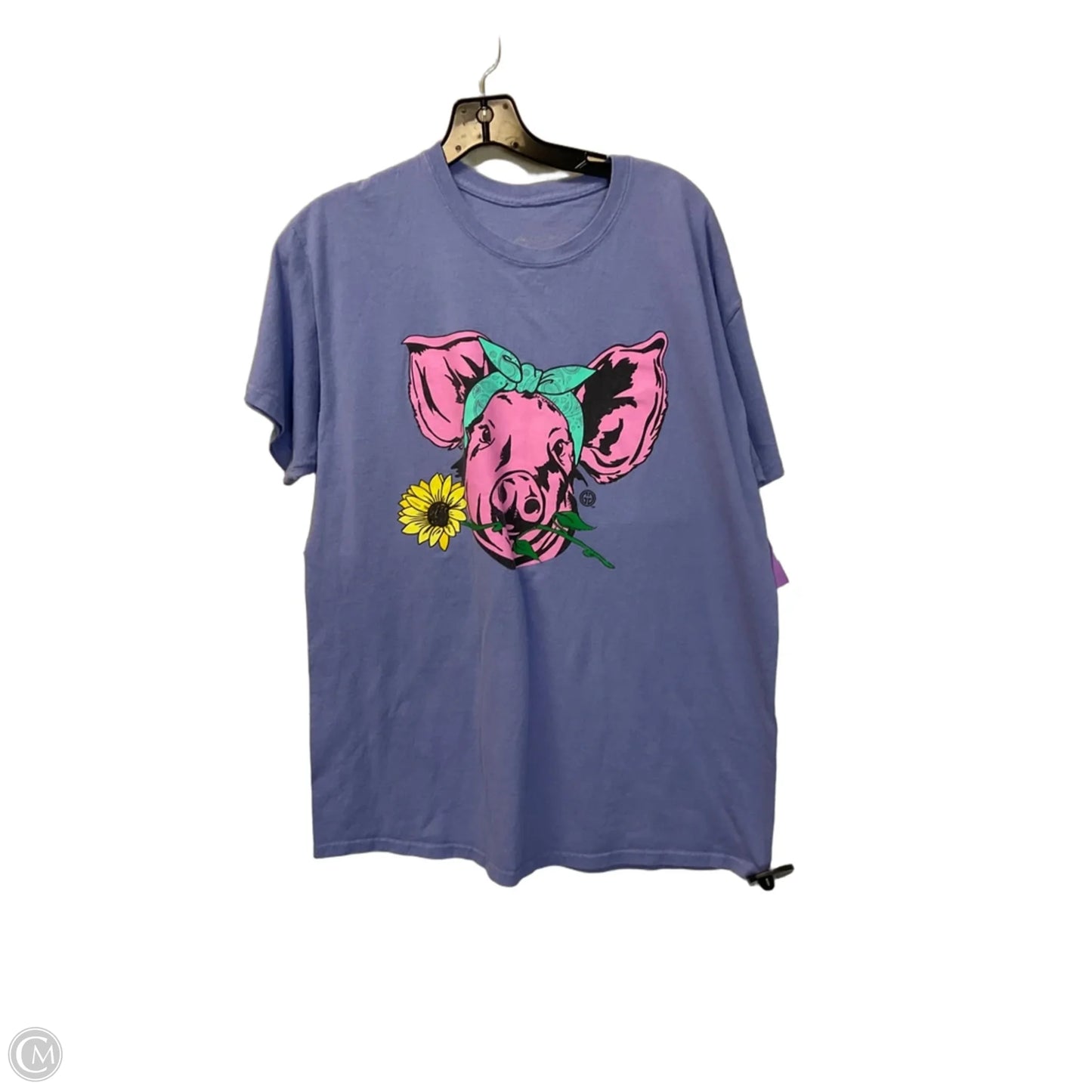 Top Short Sleeve Basic By Clothes Mentor In Purple, Size: M