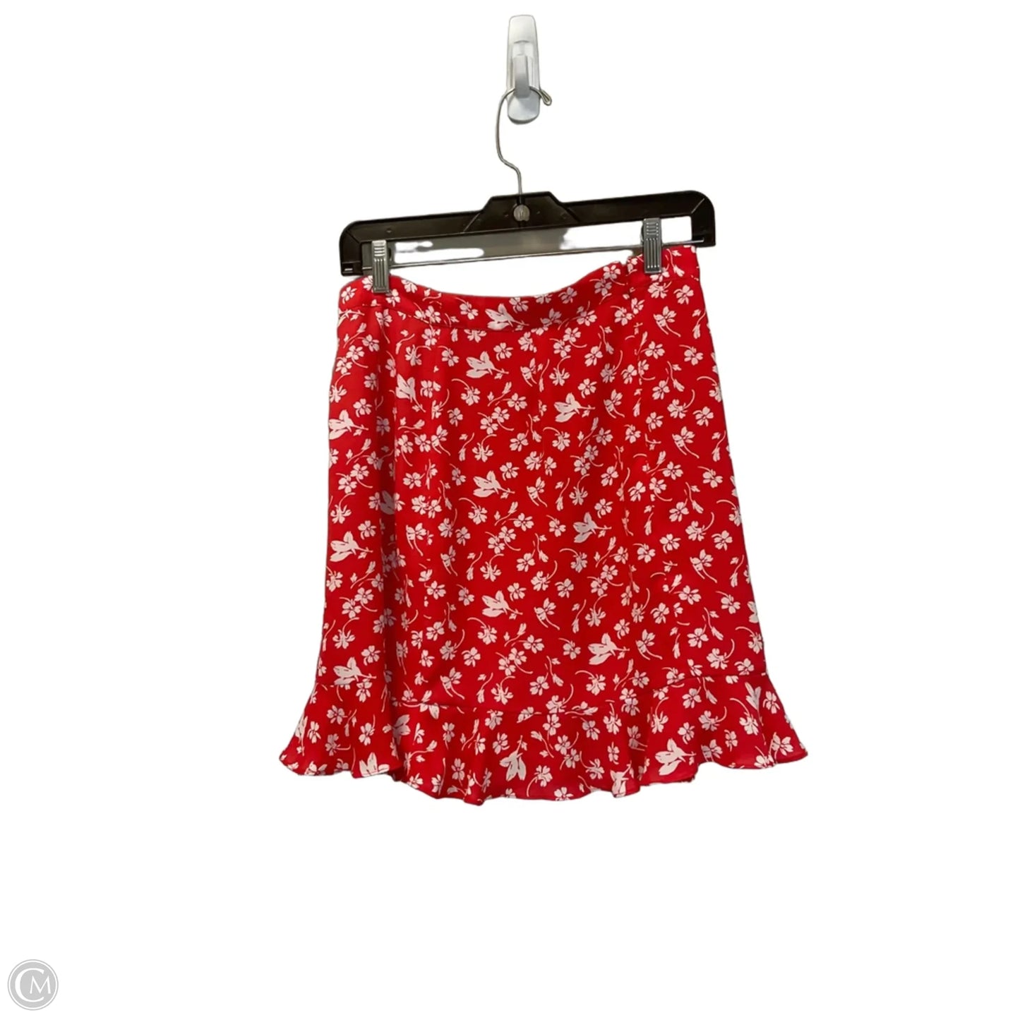 Skirt Midi By J. Crew In Red, Size: 4