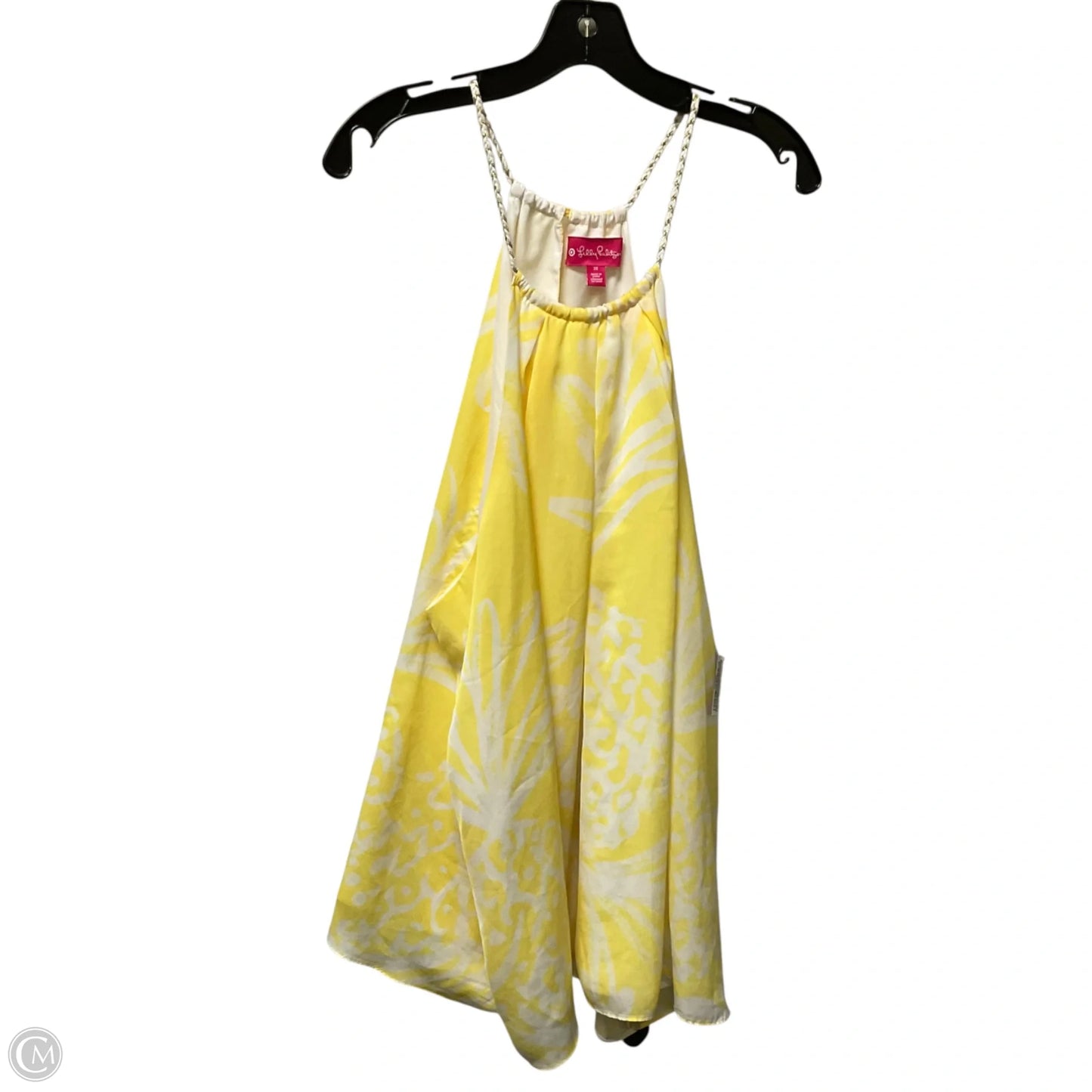 Top Short Sleeve Designer By Lilly Pulitzer In Yellow, Size: 3x