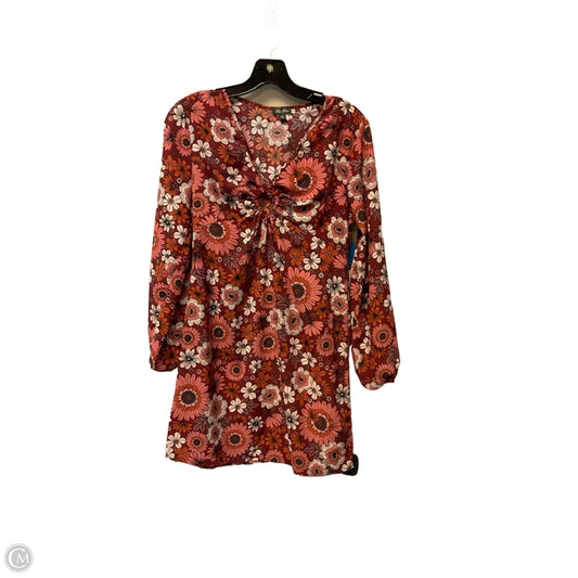 Dress Casual Short By Lily Rose In Pink, Size: Xs