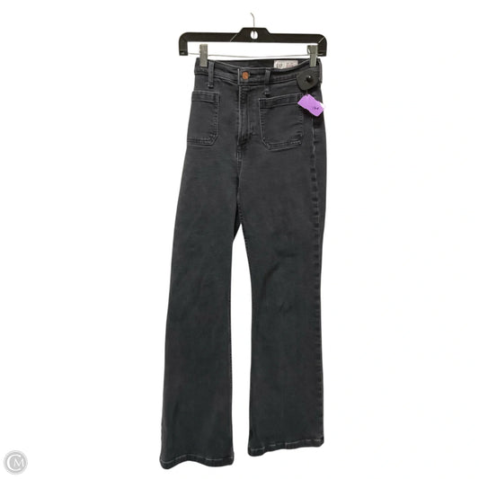 Jeans Straight By Gap In Black Denim, Size: 6