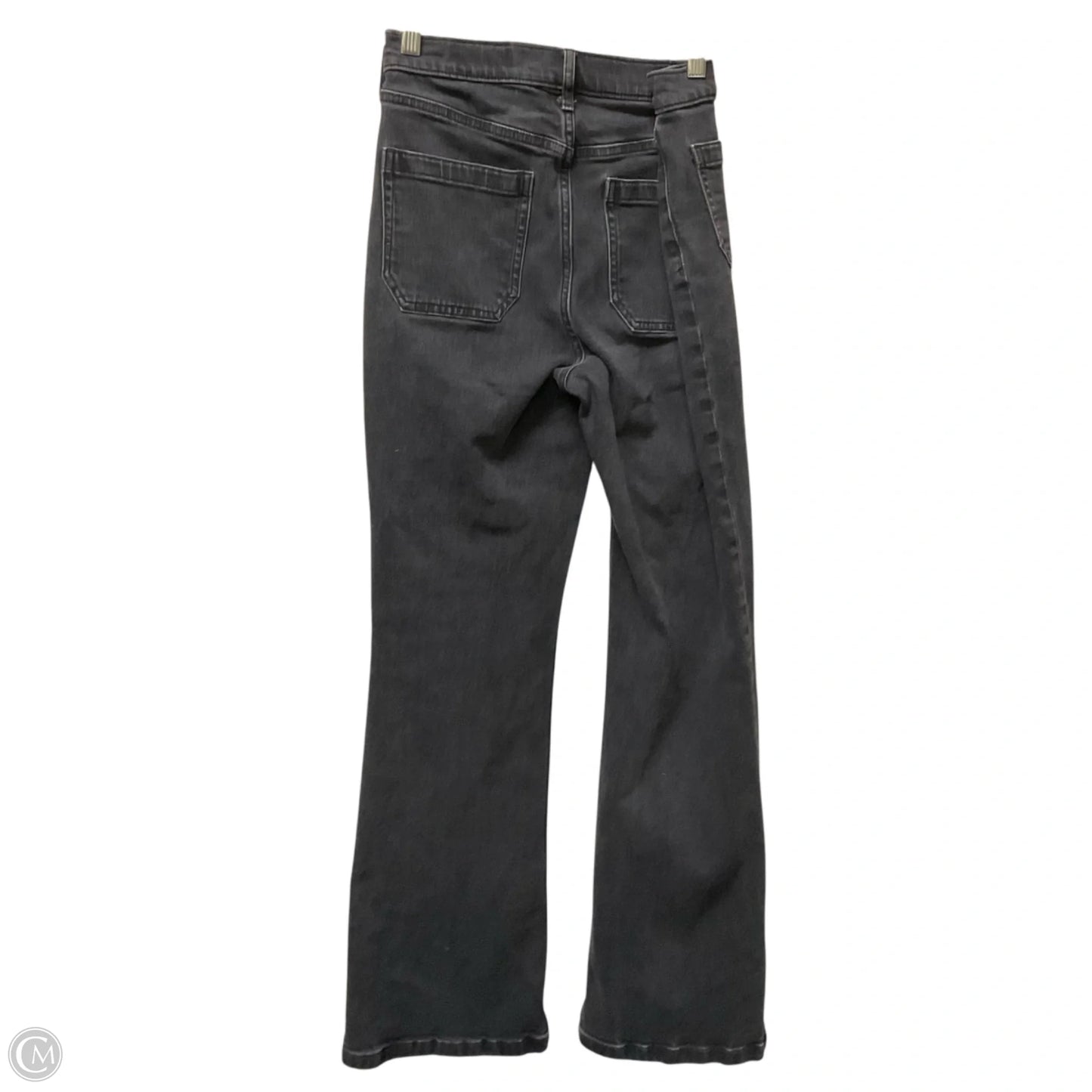 Jeans Straight By Gap In Black Denim, Size: 6