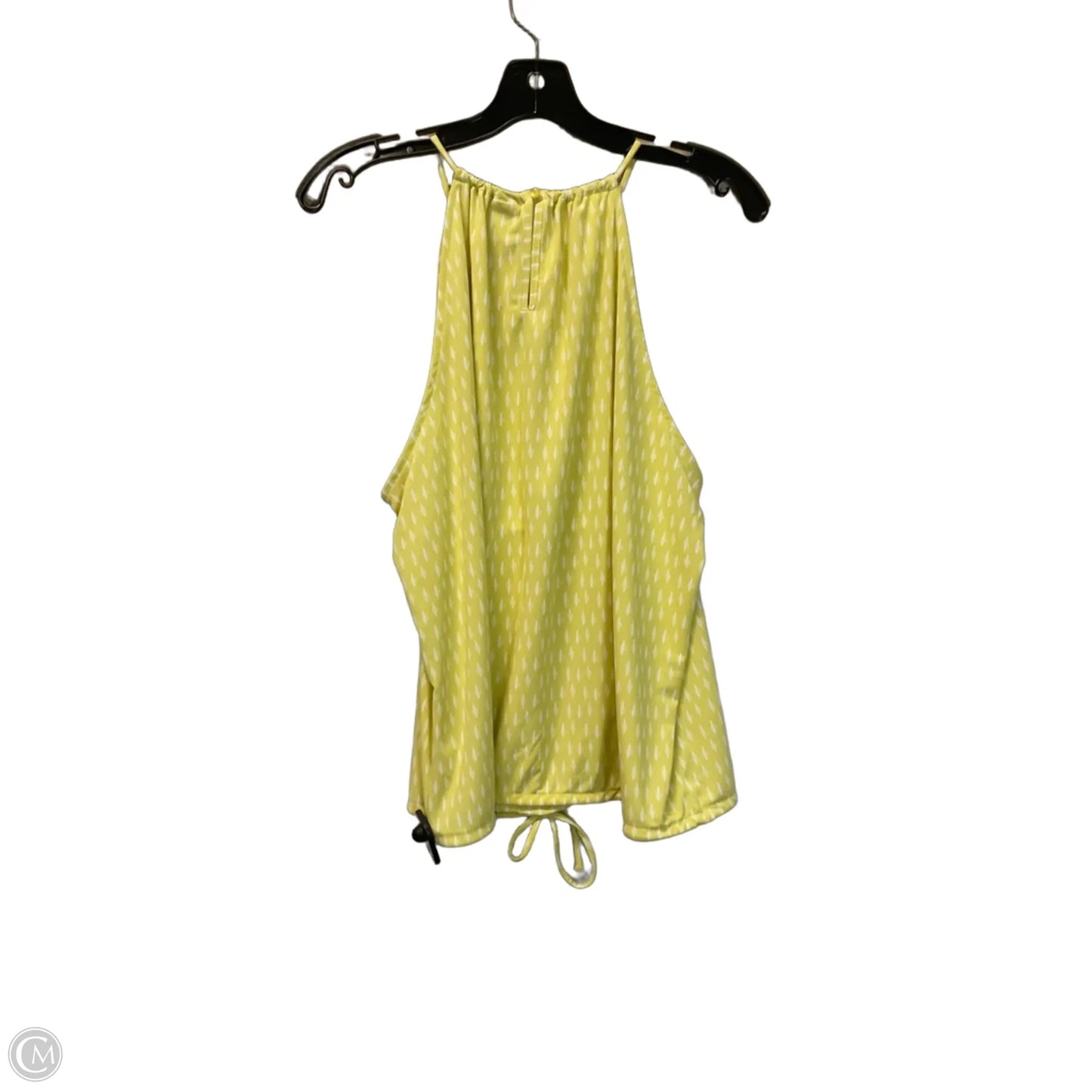 Top Sleeveless By Worthington In Yellow, Size: Xl