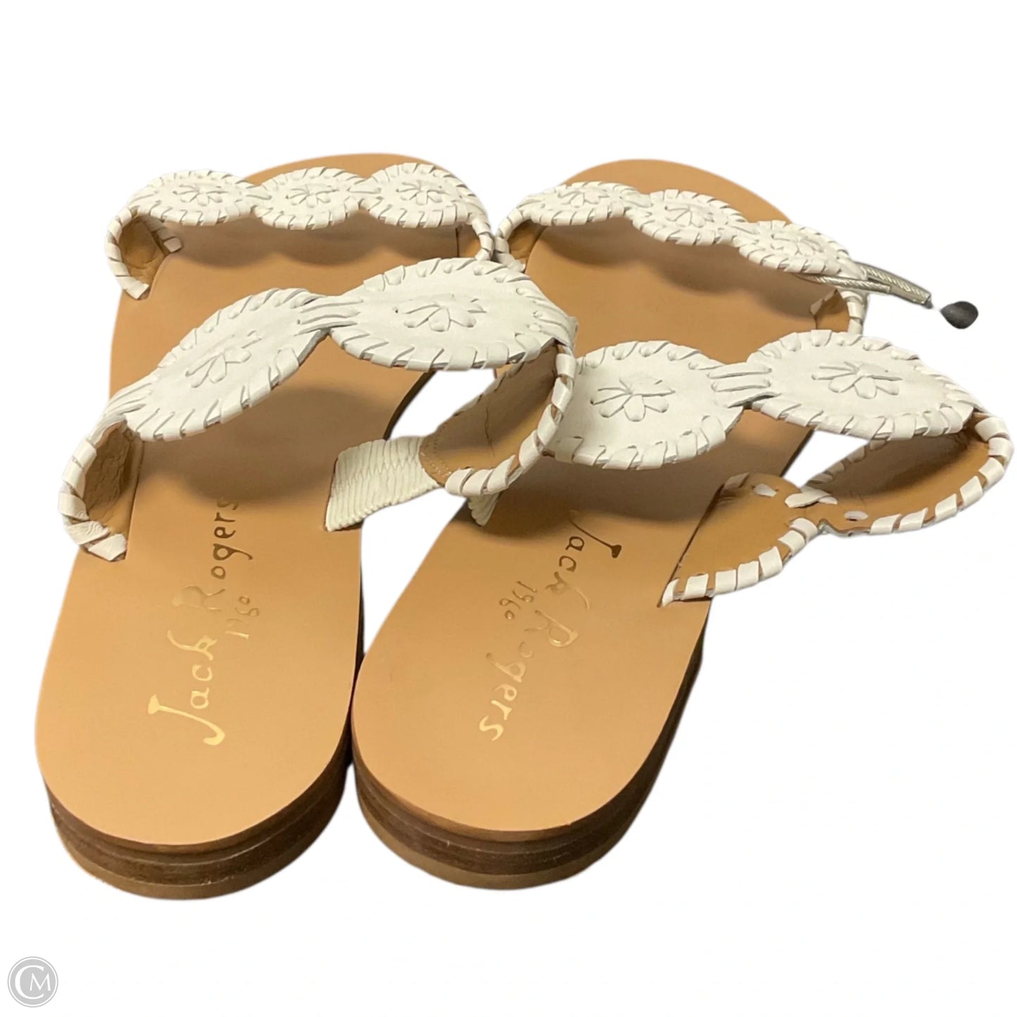 Sandals Flats By Jack Rogers In White, Size: 8