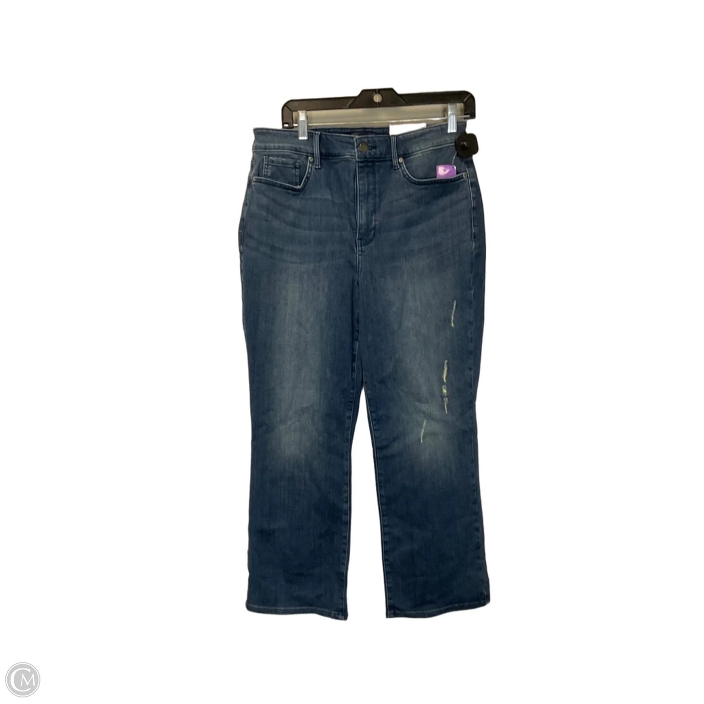 Jeans Straight By Not Your Daughters Jeans In Blue Denim, Size: 12