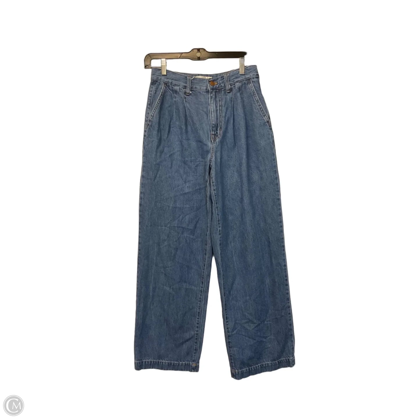 Jeans Straight By Madewell In Blue Denim, Size: 2