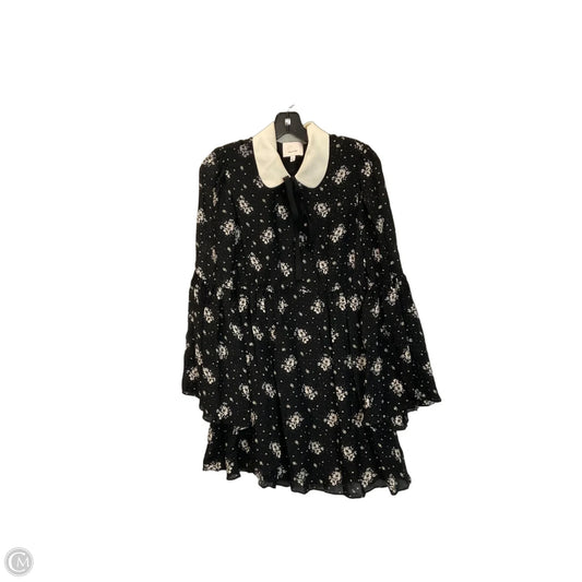 Dress Casual Short By Cinq A Sept In Black & Cream, Size: 4