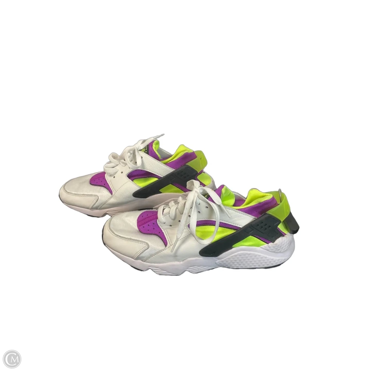 Shoes Sneakers By Clothes Mentor In Green & White, Size: 10