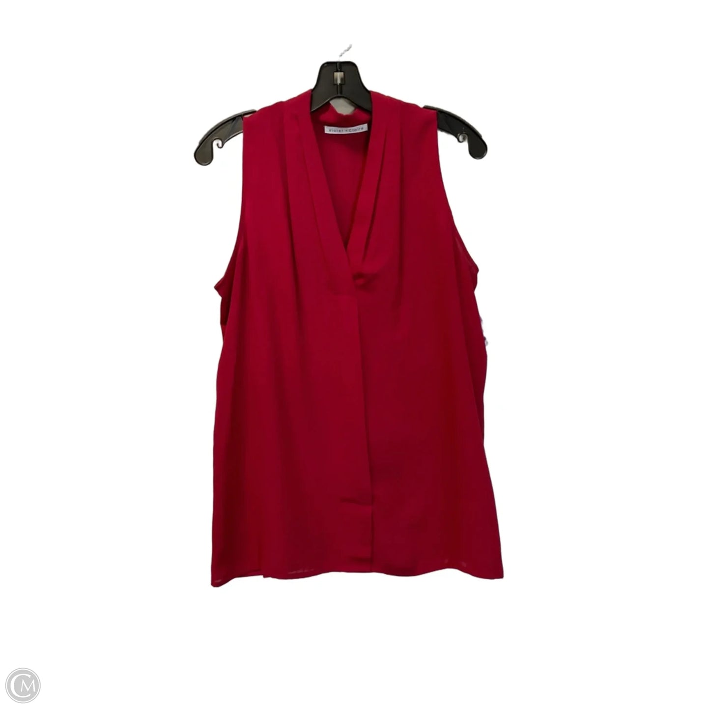 Top Sleeveless By Violet And Claire In Red, Size: L