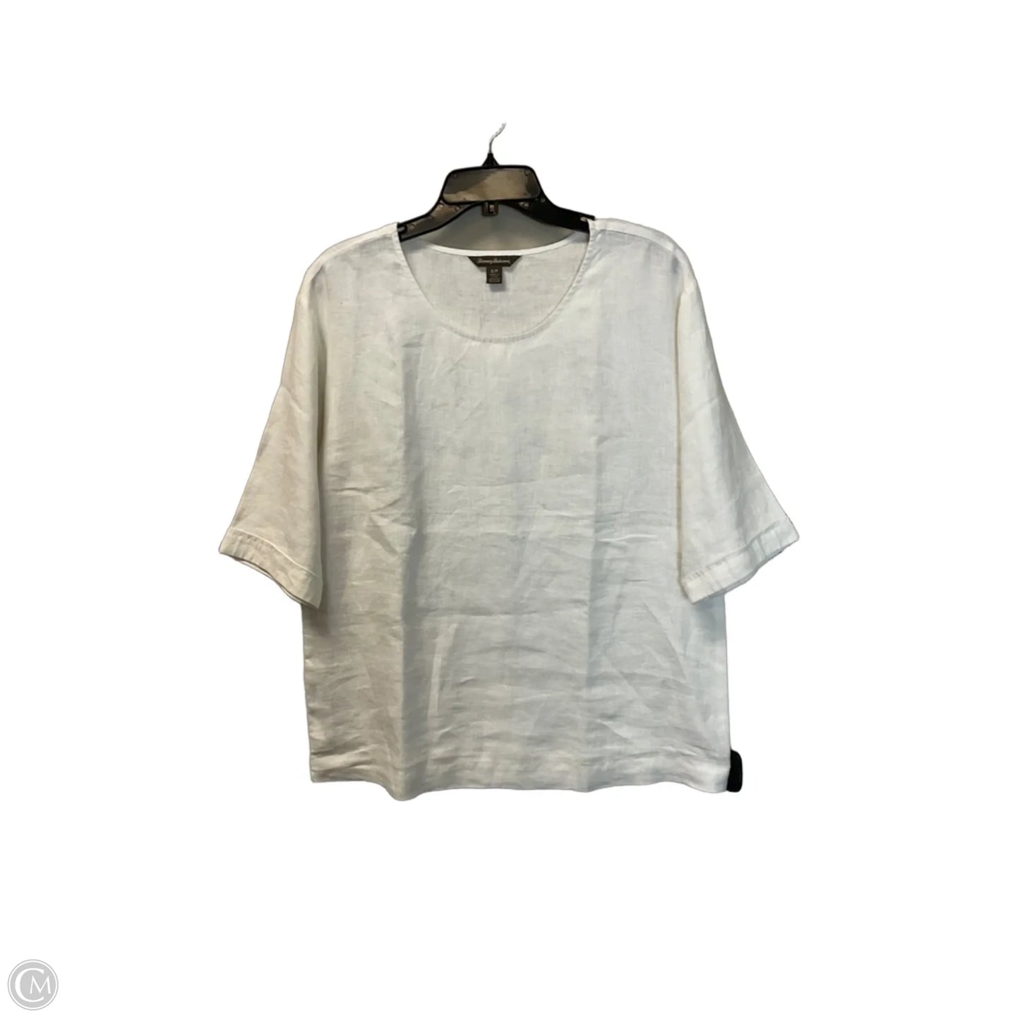 Top 3/4 Sleeve By Tommy Bahama In White, Size: S