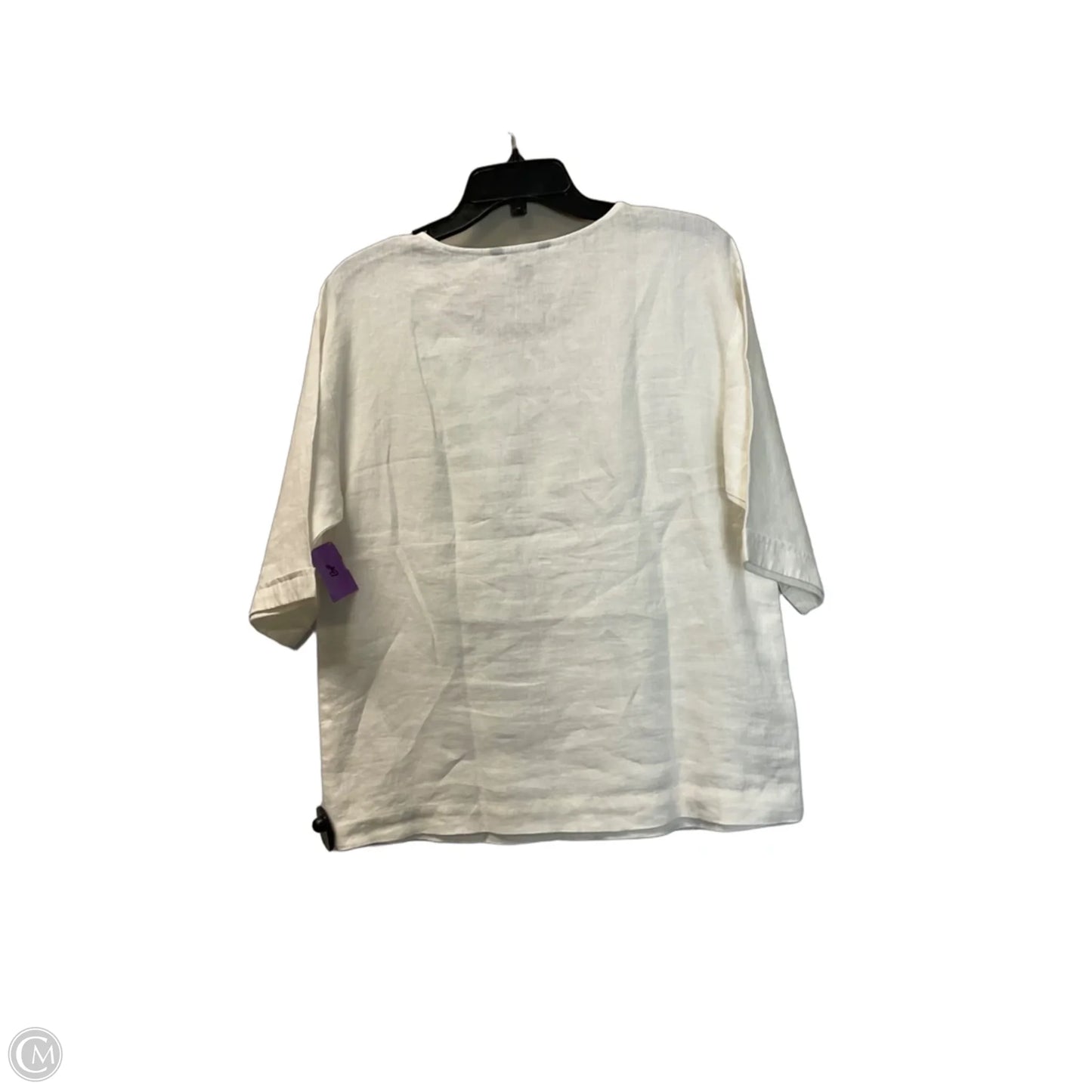 Top 3/4 Sleeve By Tommy Bahama In White, Size: S