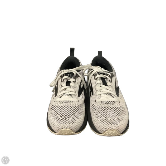 Shoes Athletic By Brooks In Black & White, Size: 6.5