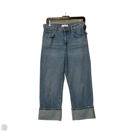 Jeans Straight By Mng In Blue Denim, Size: 4