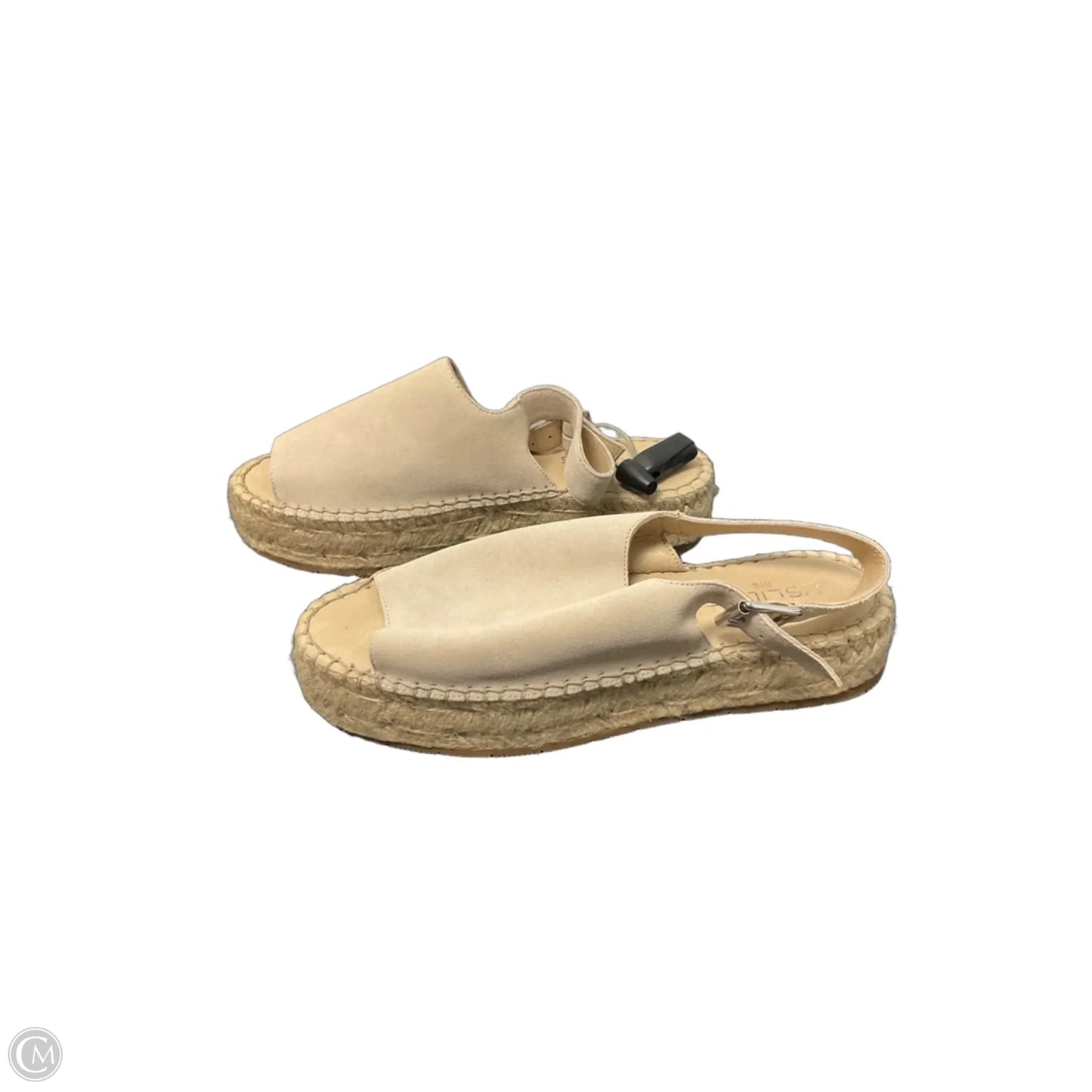 Shoes Flats By J Slides In Cream, Size: 7