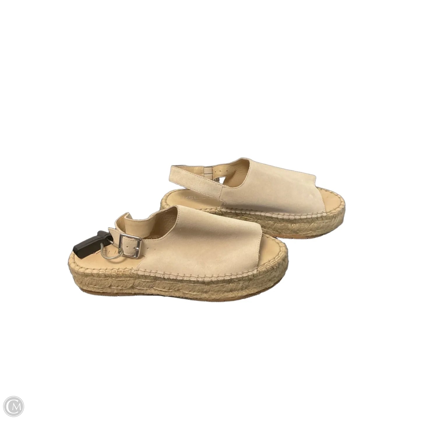 Shoes Flats By J Slides In Cream, Size: 7
