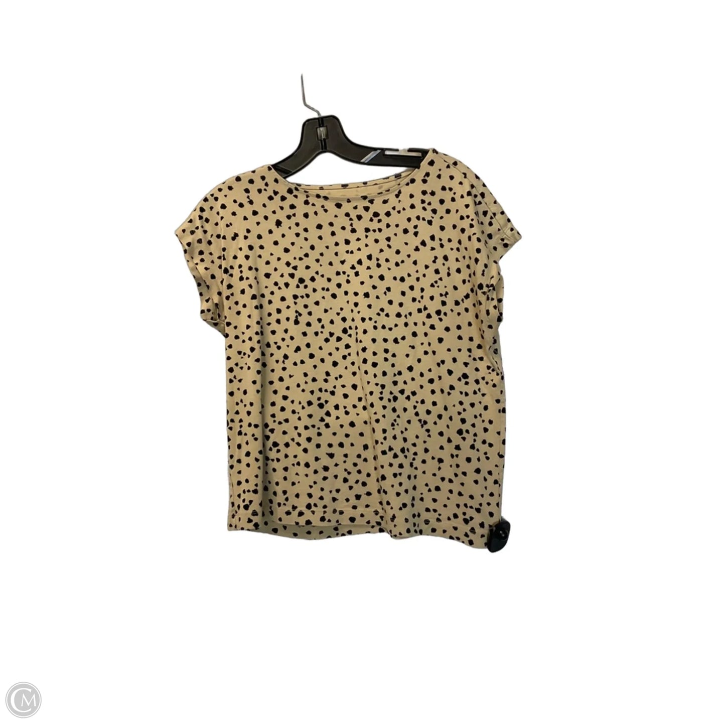 Top Short Sleeve By Loft In Animal Print, Size: Xs