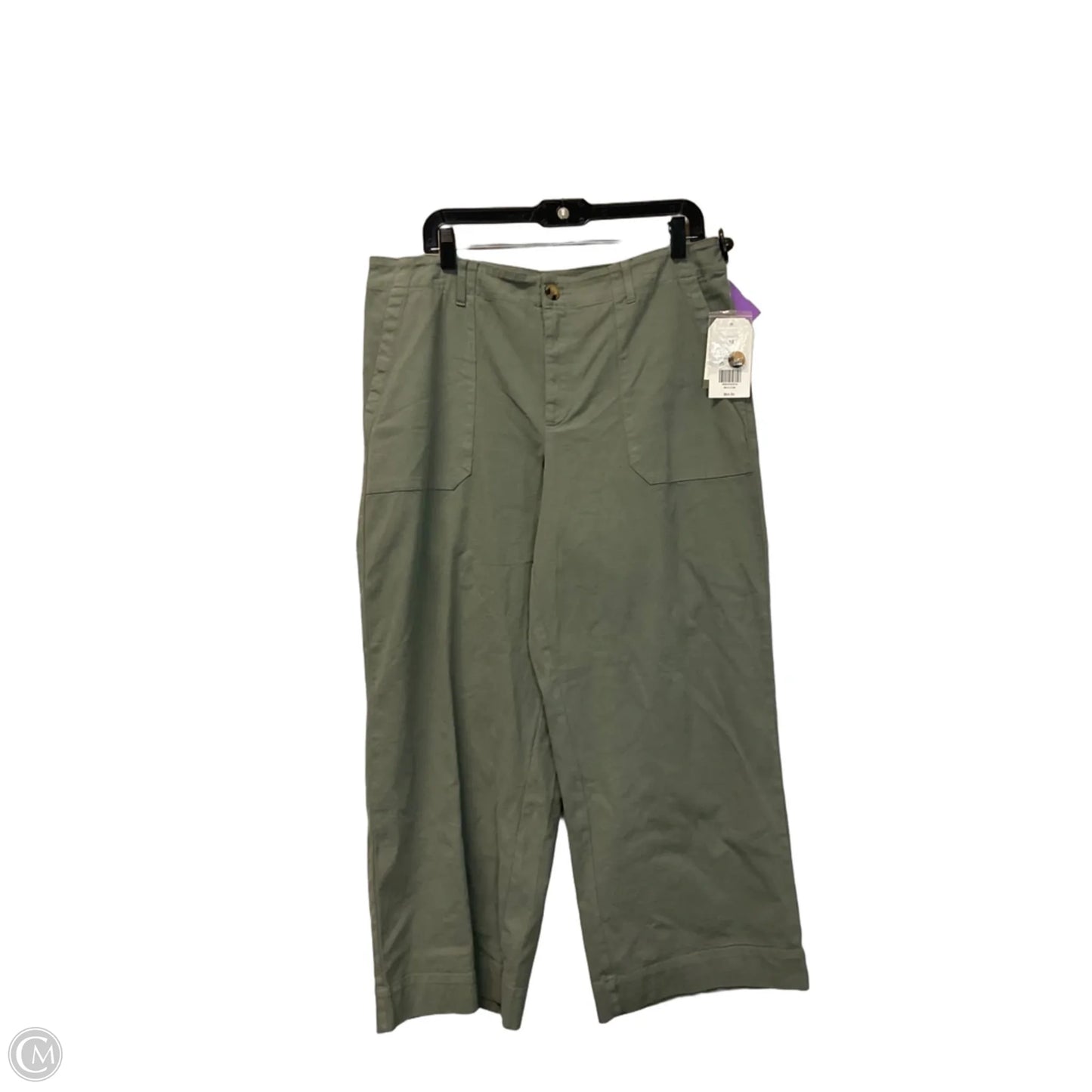 Pants Wide Leg By Wonderly In Green, Size: 12