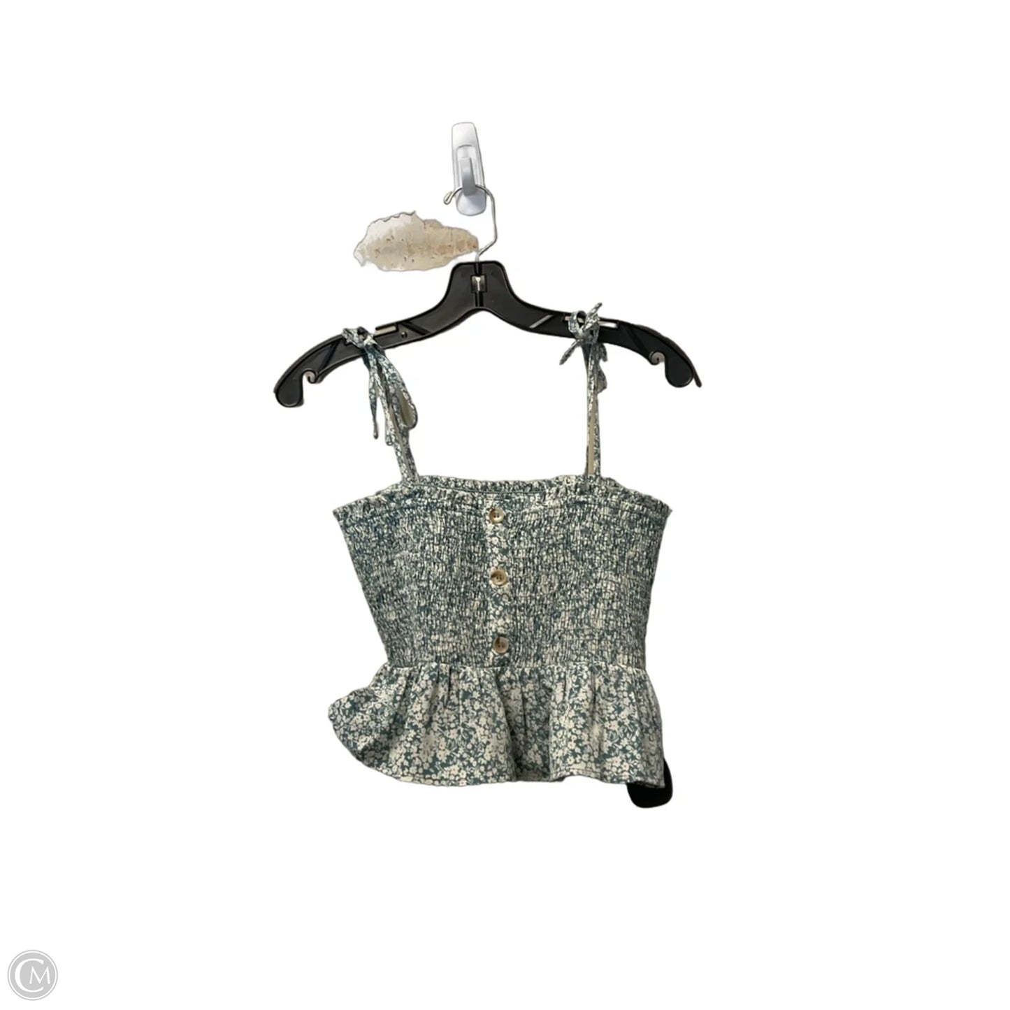 Top Sleeveless By Paper Crane In Blue, Size: M