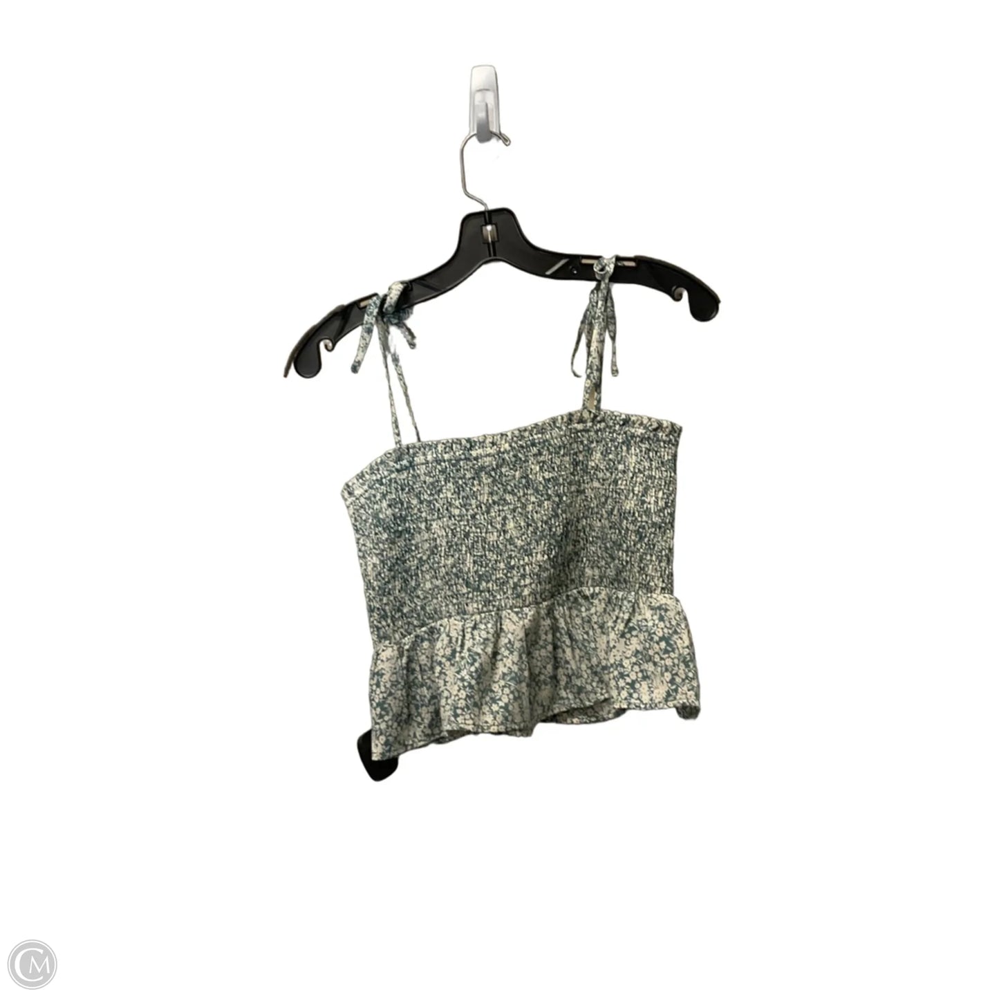 Top Sleeveless By Paper Crane In Blue, Size: M
