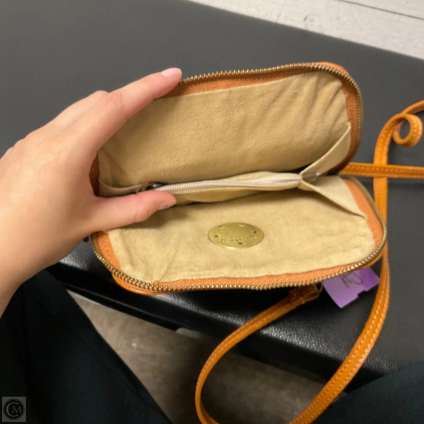 Crossbody Leather By Cmc, Size: Small