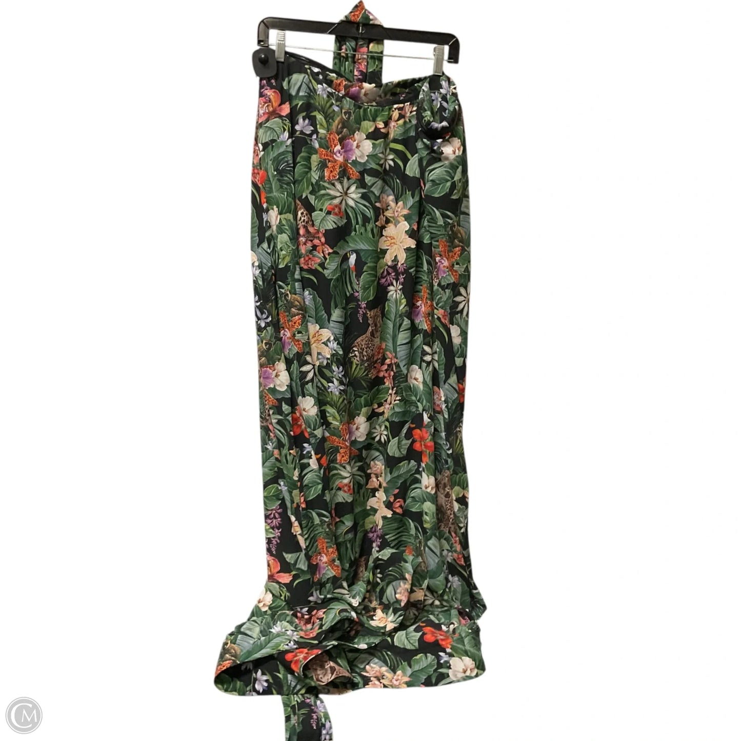 Dress Casual Maxi By Mumu In Tropical Print, Size: 1x