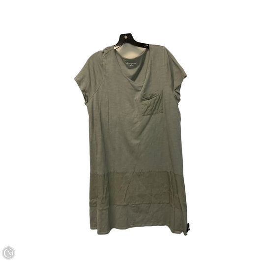 Top Short Sleeve Basic By Soft Surroundings In Green, Size: 1x