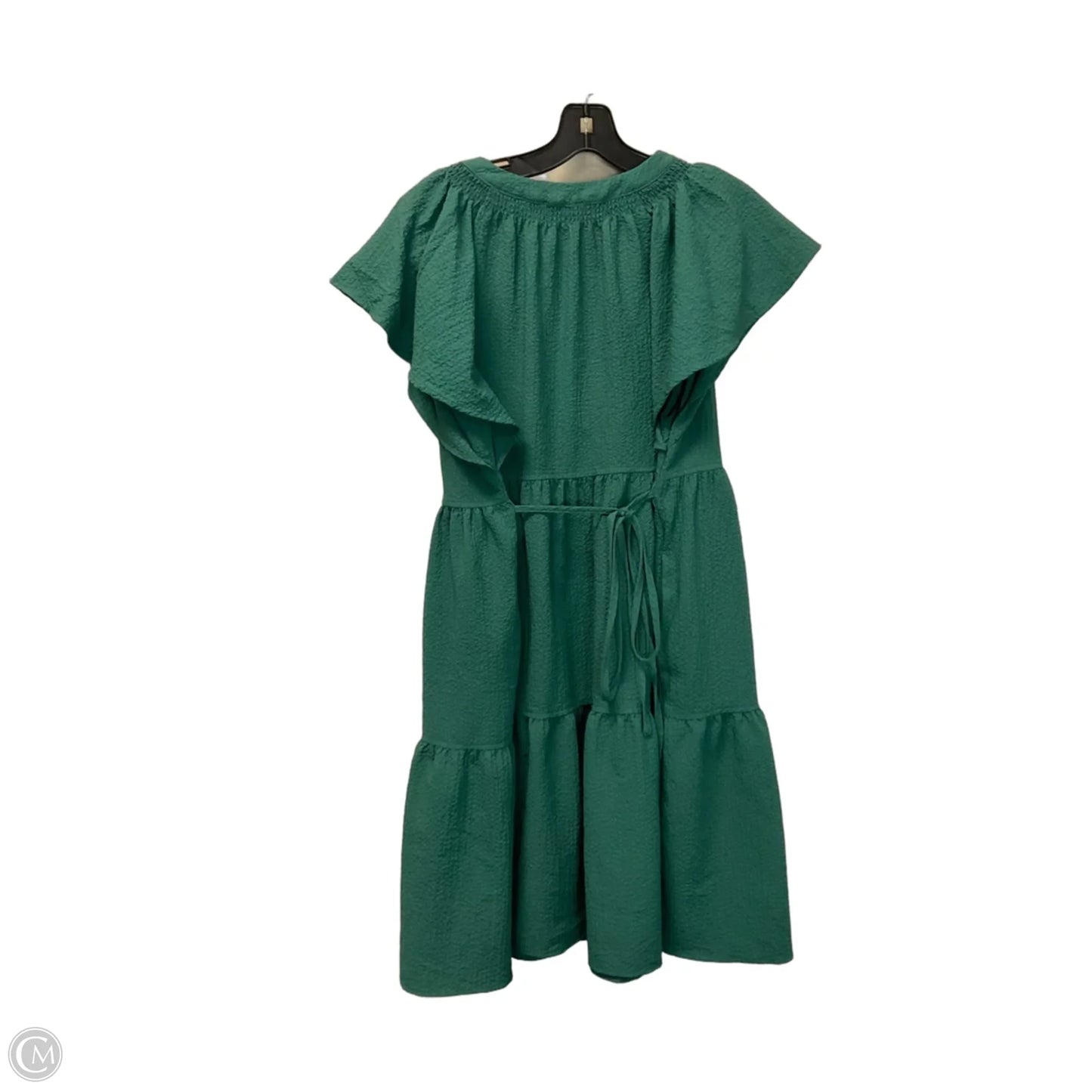 Dress Casual Short By Calvin Klein In Green, Size: 12