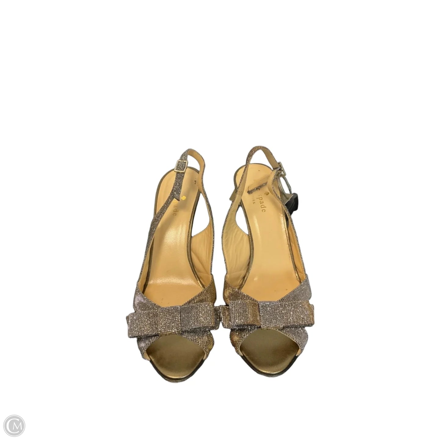 Shoes Designer By Kate Spade In Silver, Size: 7.5