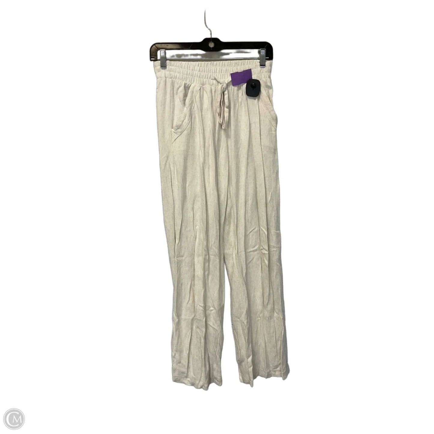 Pants Linen By Sienna Sky In Cream, Size: Xs