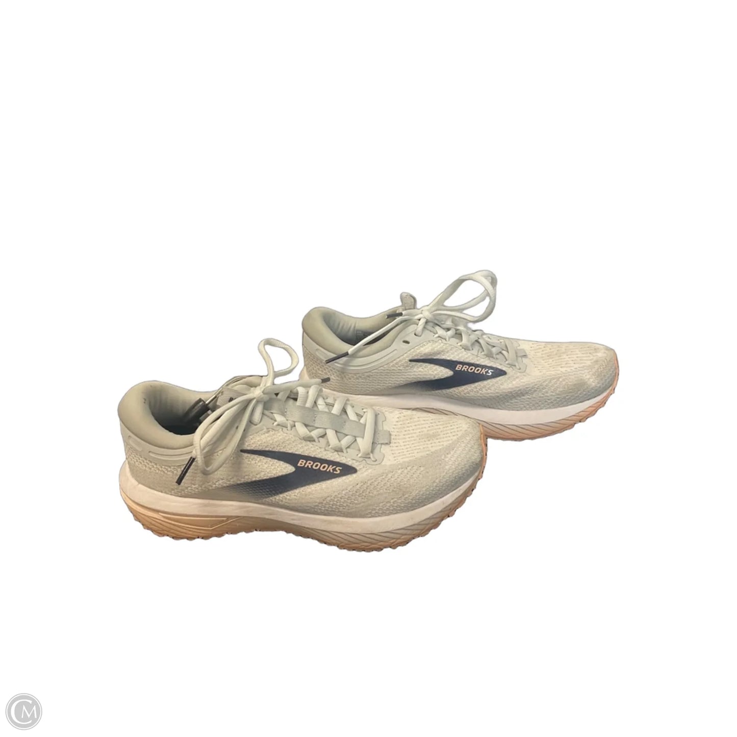 Shoes Athletic By Brooks In White, Size: 8.5