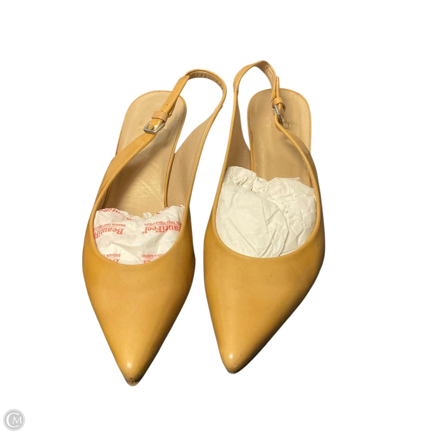 Shoes Designer By Stuart Weitzman In Tan, Size: 8.5