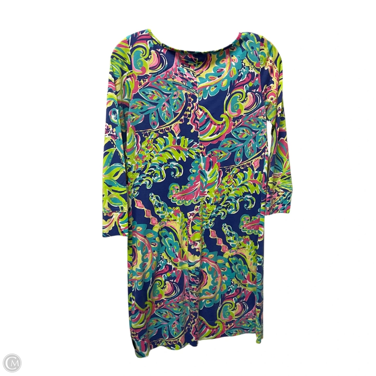 Dress Designer By Lilly Pulitzer In Blue & Green, Size: Xs