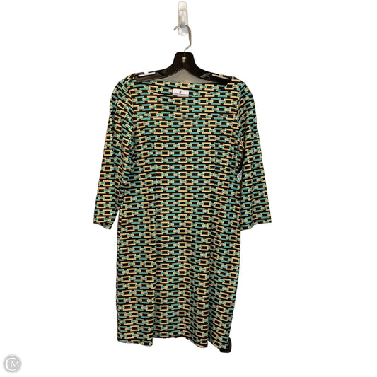 Dress Casual Short By Jude Connally In Blue & Brown, Size: M