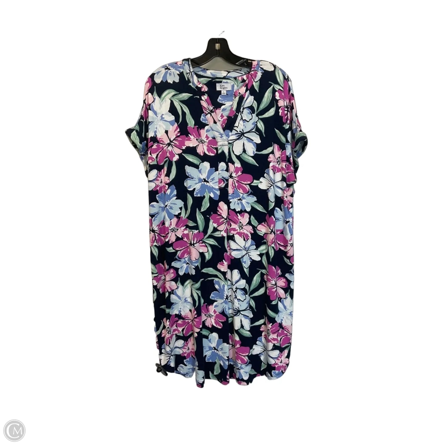 Dress Casual Short By Kim Rogers In Navy, Size: L