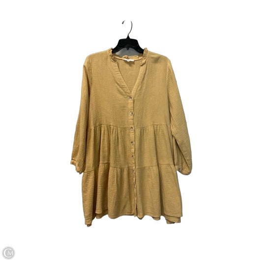 Dress Casual Short By Entro In Yellow, Size: S