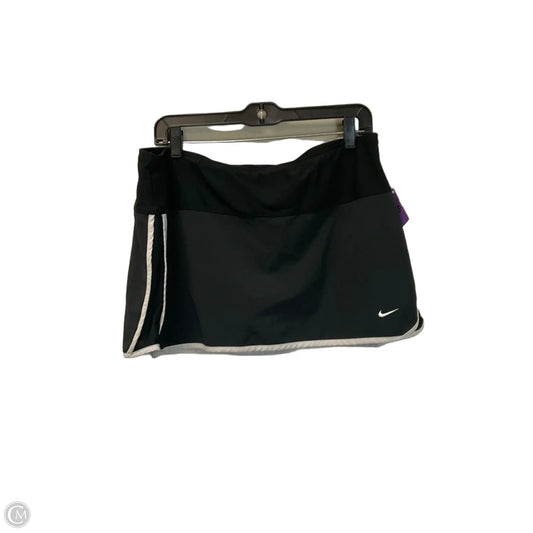 Athletic Skort By Adidas In Black, Size: L
