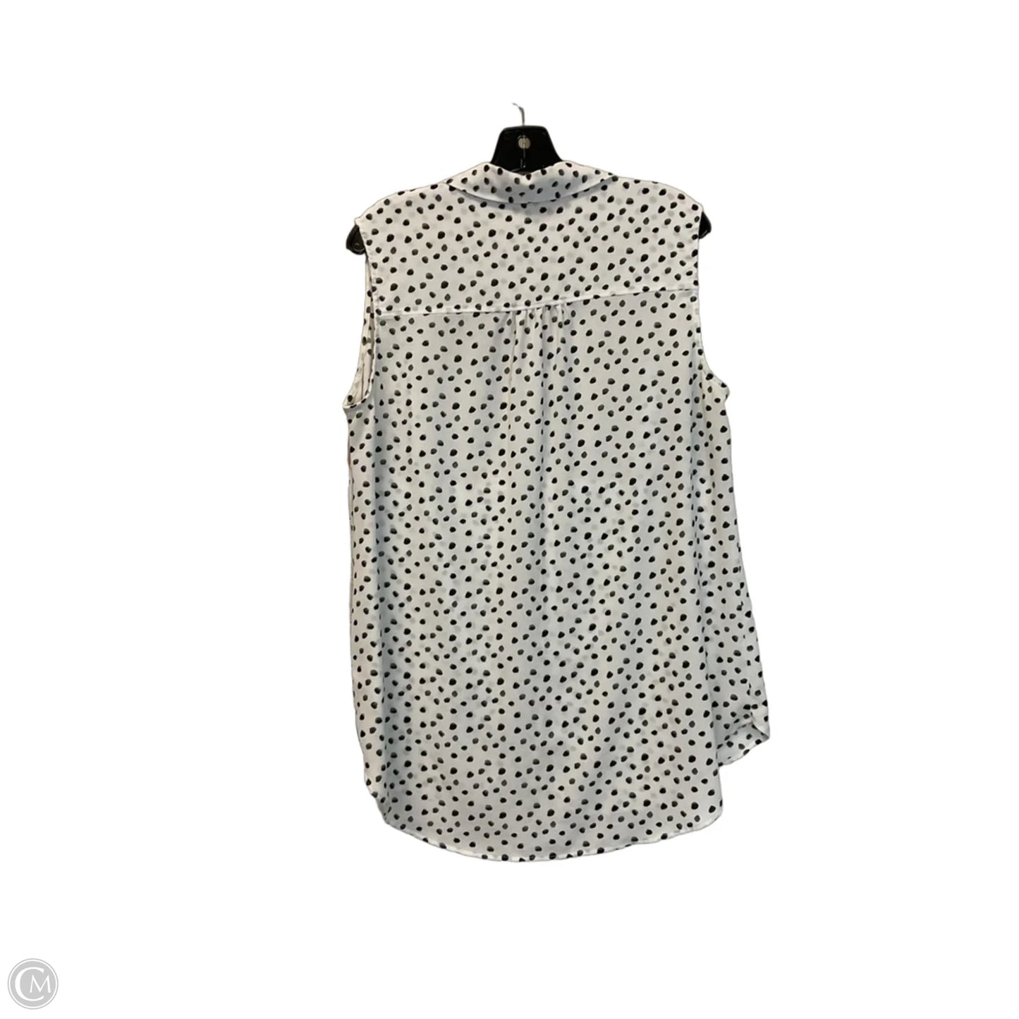 Top Sleeveless By Merona In Polkadot Pattern, Size: Xxl