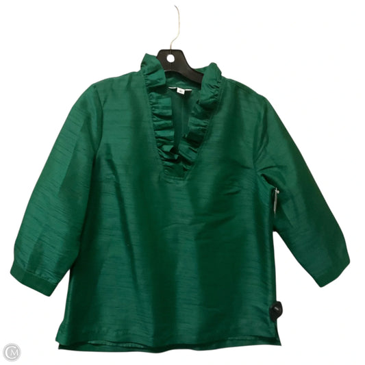 Top Long Sleeve By Crown And Ivy In Green, Size: S