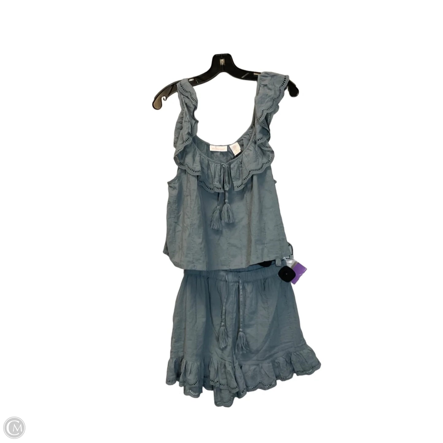 Shorts Set By Clothes Mentor In Blue, Size: M