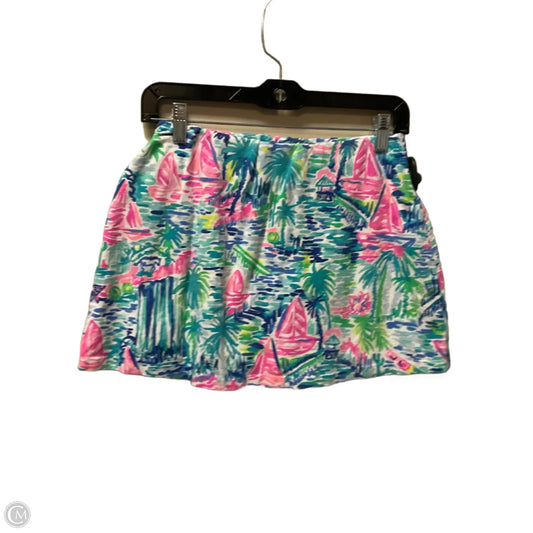 Skort Designer By Lilly Pulitzer In Blue, Size: S
