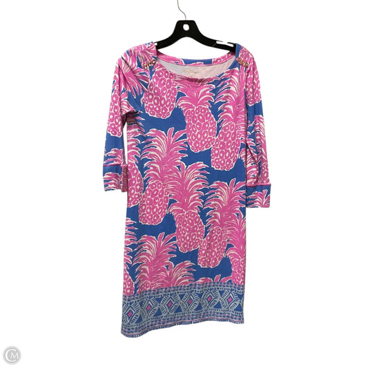 Dress Designer By Lilly Pulitzer In Blue & Pink, Size: S