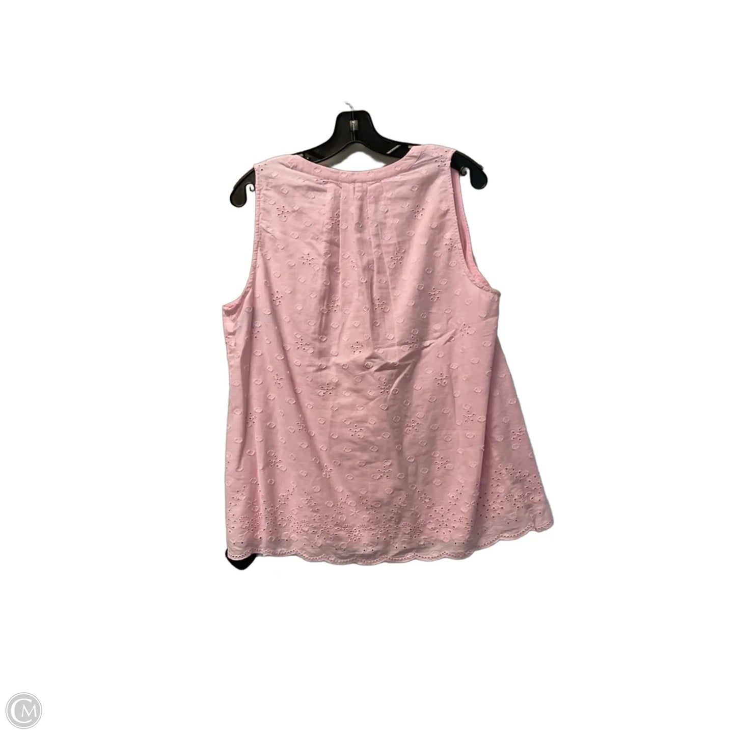 Top Sleeveless By Crown And Ivy In Pink, Size: M