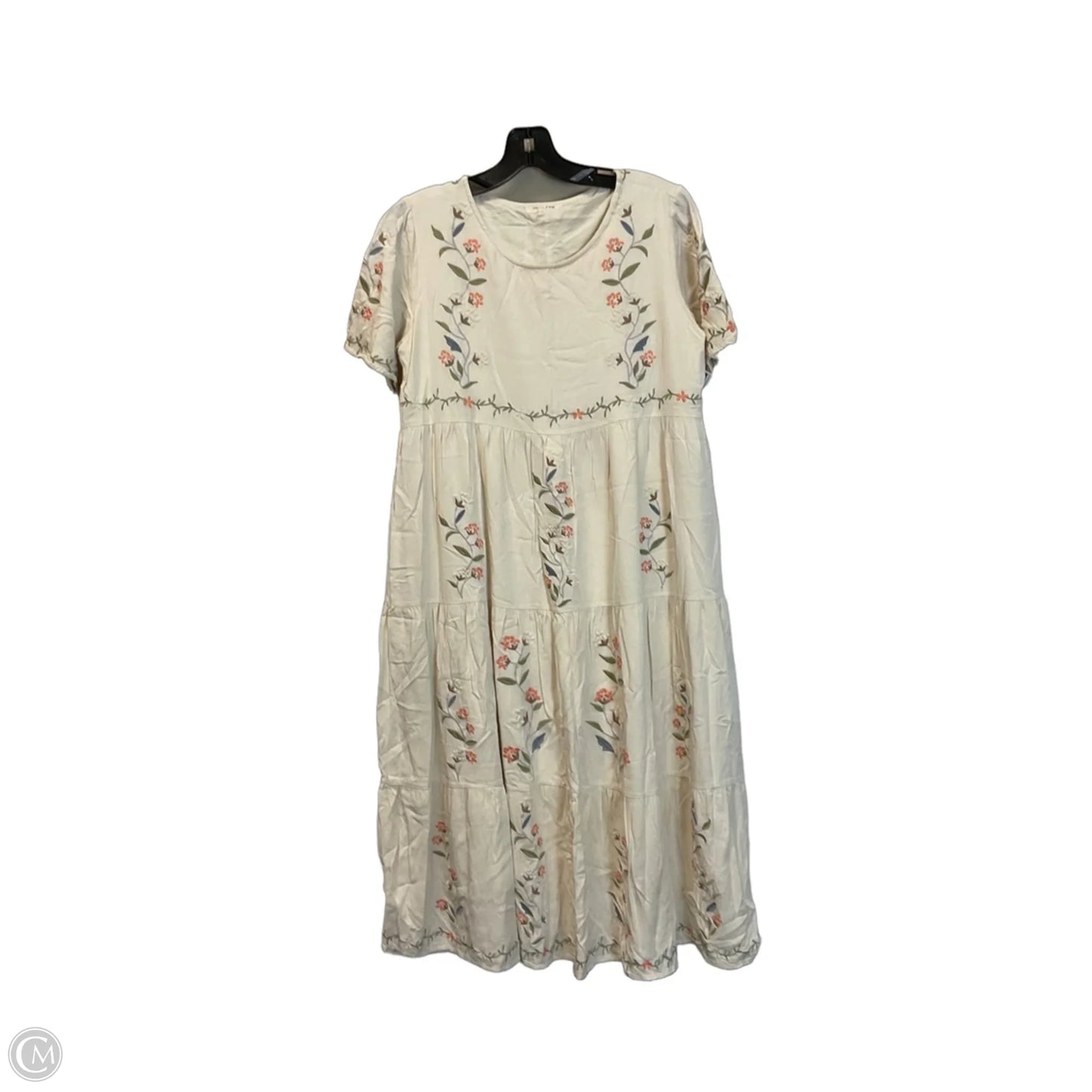 Dress Casual Short By Tea N Rose In Beige, Size: S