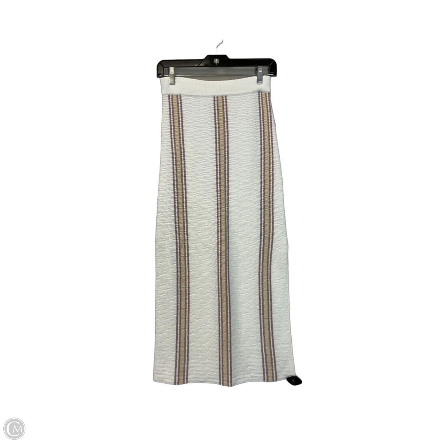 Skirt Maxi By Clothes Mentor In Cream, Size: S