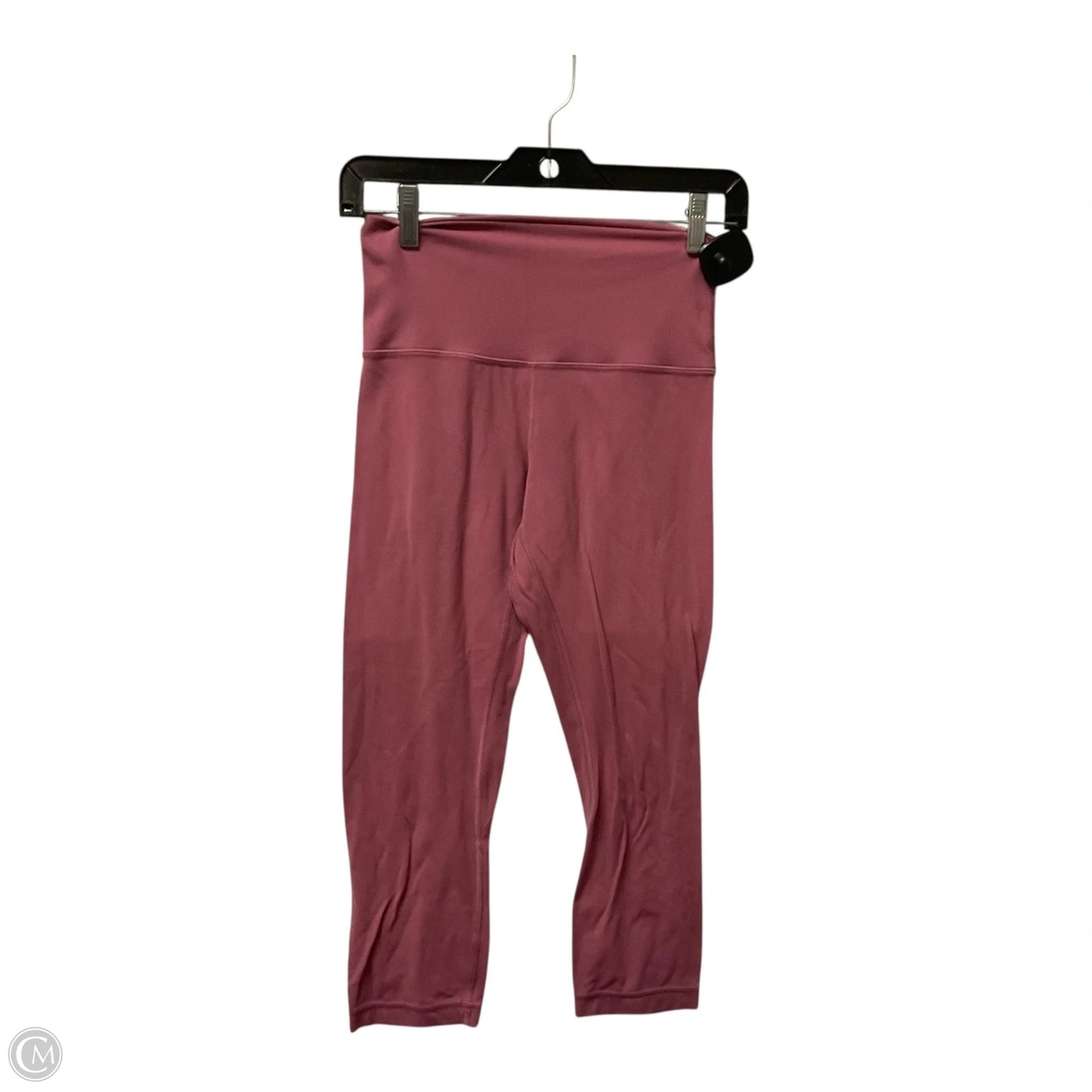 Athletic Capris By Lululemon In Pink, Size: 8